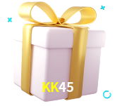 Receba seus bônus de boas-vindas no KK45